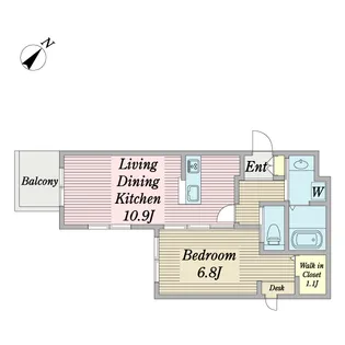 ブライトコート【3階】の間取り