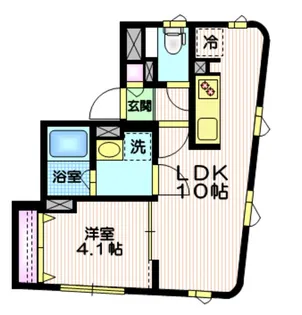 サイスミック アイソレーション(免震)目黒【4階】の間取り