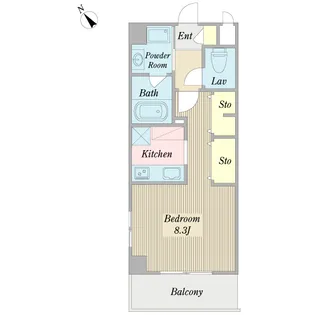 プロシード柏トロワ【5階】の間取り