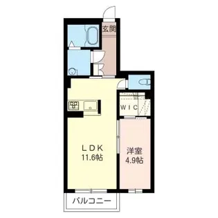 エスペリーゾ【1階】の間取り