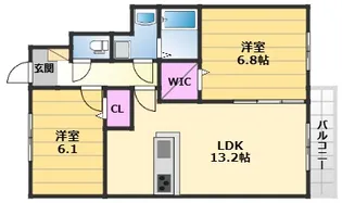 アルミック山荘【1階】の間取り