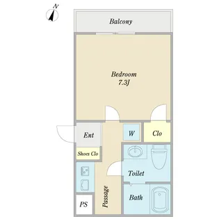 ブランシェ清澄白河【3階】の間取り