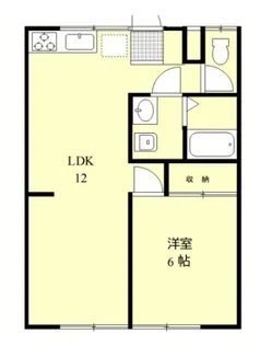 ヴェルビ北原台 A【1階】の間取り