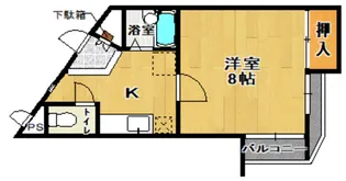 グレース神明【2階】の間取り