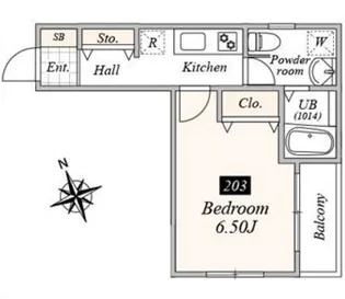 Historia大久保【2階】の間取り
