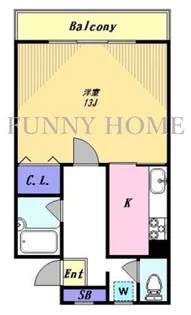 ミューゼ若林【3階】の間取り