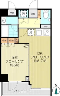 パティオ西早稲田【6階】の間取り