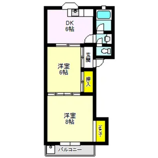 シャトレー【1階】の間取り