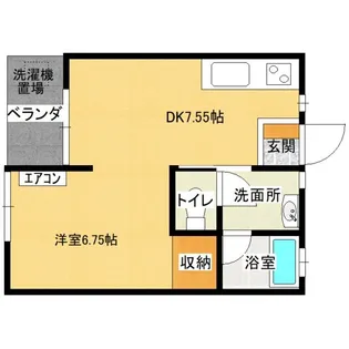 サンライズV【1階】の間取り