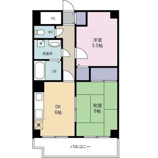 エクセル南浦和【2階】の間取り