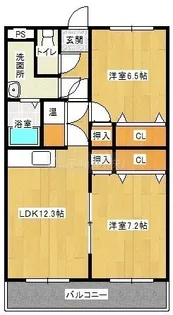 フォレストコート博物館前【3階】の間取り