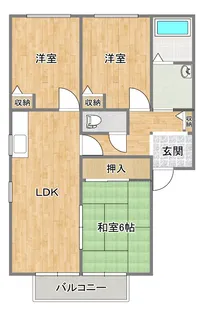 メゾンド・池田I【2階】の間取り