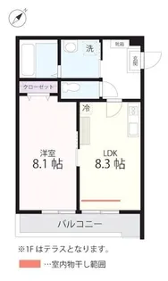 Quiet Crab House mix三ツ沢下町(仮)【2階】の間取り