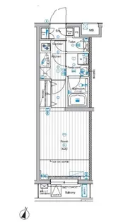 PREMIUM CUBE 飯田橋#mo【3階】の間取り