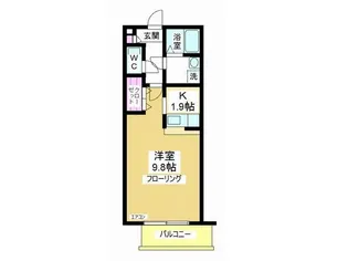 Le Bonheur【2階】の間取り