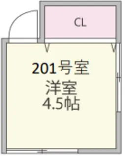 Blue Terrace【2階】の間取り