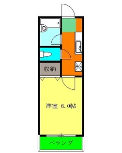 シェソワM【2階】の間取り