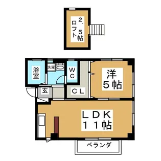 ドルチェ【2階】の間取り