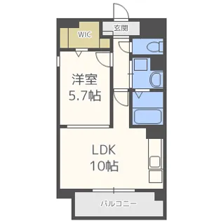サクラート駅南【5階】の間取り