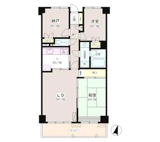 ル・クール本駒込【2階】の間取り