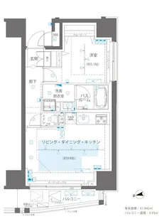 ZOOM浅草WEST【3階】の間取り