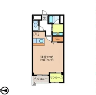 ファイブシティ【5階】の間取り