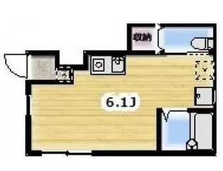 グローリア西蒲田【1階】の間取り