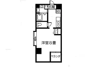 SHATORHZE(シャトレーゼ)【6階】の間取り