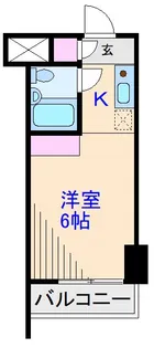 スカイコート新丸子【1階】の間取り