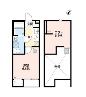 スプリングフォレスト参番館【1階】の間取り