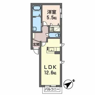 フォルテ23【2階】の間取り