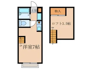 グリーンパーク中目黒【2階】の間取り