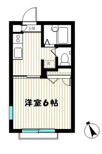 ウィスタリア経堂【1階】の間取り