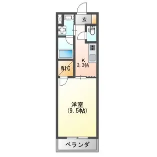 ステラウッド高鷲II【3階】の間取り