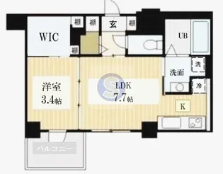 プリオーレ京都駅前【3階】の間取り