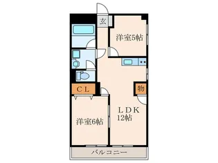 ウェルハイツ【4階】の間取り