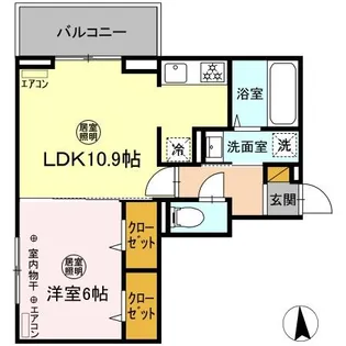 Ferro Pino【3階】の間取り