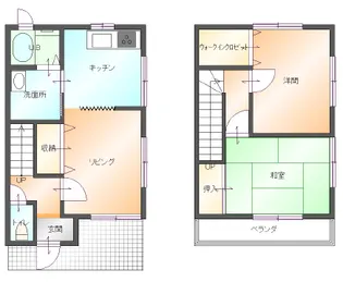 メゾネット・マリーンの間取り