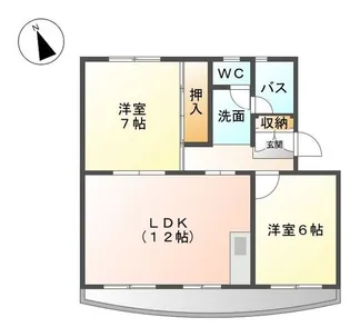 栄田マンション【2階】の間取り