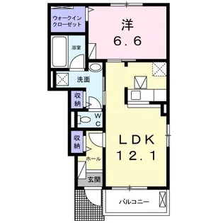 サニープレイスIII【1階】の間取り