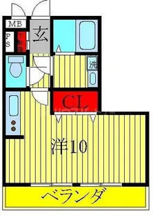 プレミエールあけぼの【2階】の間取り