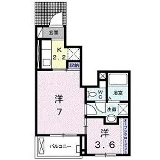 ベアーレ I【1階】の間取り
