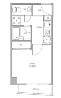 シンシア千鳥町【3階】の間取り
