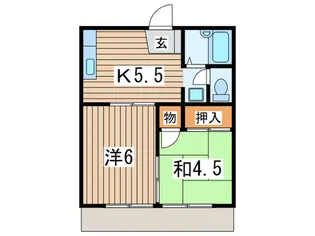 エコ-ハイツ【1階】の間取り