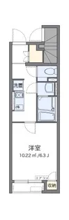 クレイノKAGOHARAII【1階】の間取り