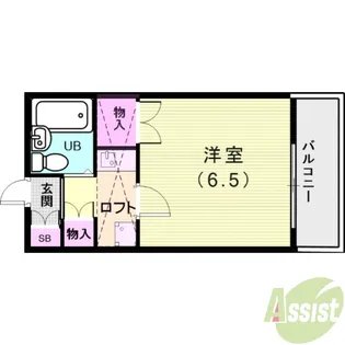 セトウル福田【1階】の間取り