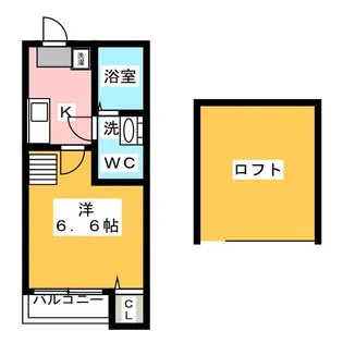 アビー・ロード【1階】の間取り