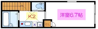 バーミープレイス新小岩【2階】の間取り