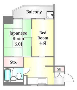 藤和中目黒コープ【8階】の間取り