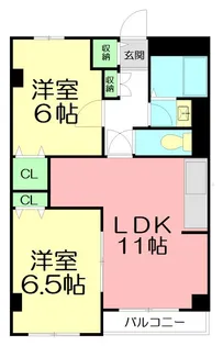 ラフィネ・シャンブル【3階】の間取り